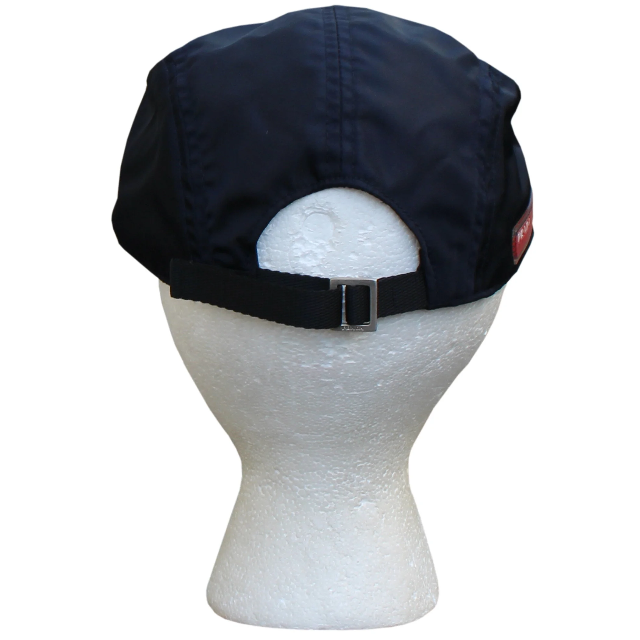 最終価格 PRADA（1000 Miglia）コラボナイロンキャップ　ネイビーM Prada 1000 Miglia Navy 5 Panel Hat (Size M) — RootsBK